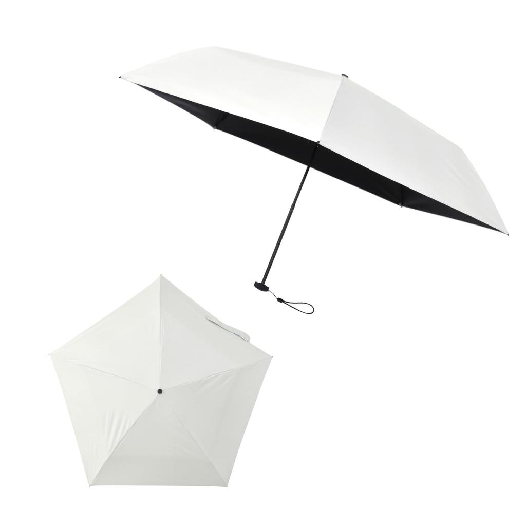 HEATBLOCK Pentagon Folding Sun Light UV Carbon Fiber and Aluminum for Men and [aso] Umbrella, Umbrella, 100% Blocking, 100% Protection,