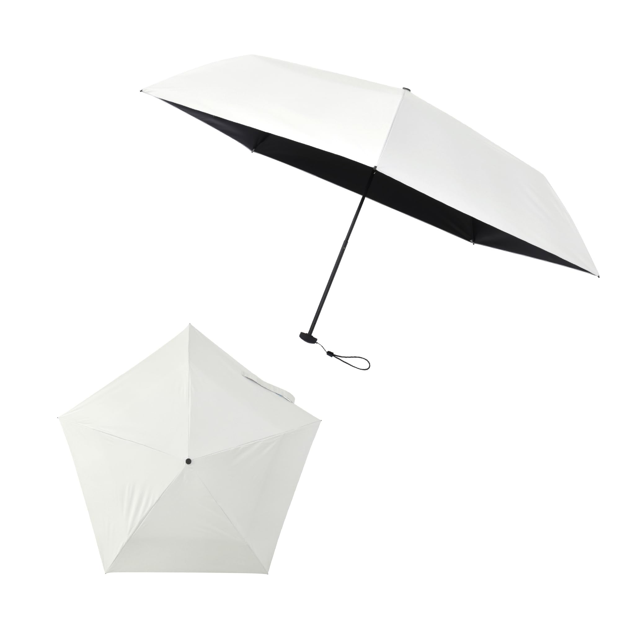 

HEATBLOCK Пятиугольный Складной Солнечный Свет УФ Углеродное Волокно и Алюминий для Мужчин и [также] Зонт, Зонт, 100% Блокировка, 100% Защита,