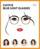 Clear Blue Light UV Unisex Eyeglasses [Cyxus] Stylish, Oversized, Lenses, Cut, Protection, (8169T10 Tortoiseshell)