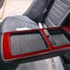 For Mercedes Benz C-Class W206 -2024 Auto Door Trim Seat Adjustment Red Carbon Fiber Decorative Car Accessory Sticker