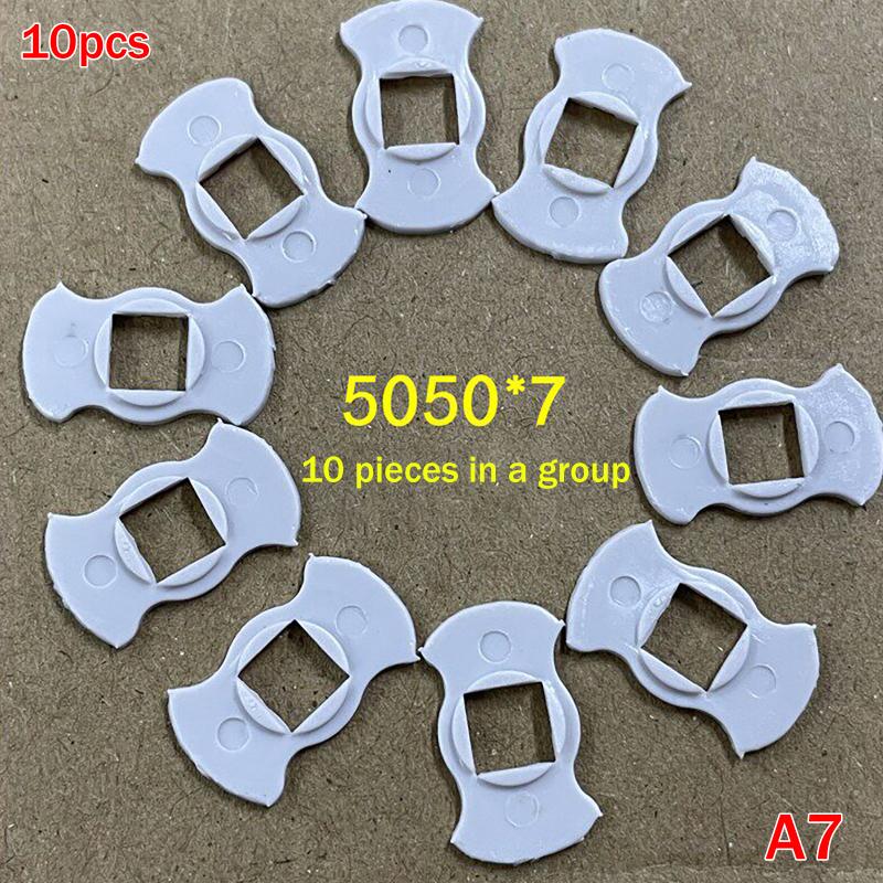 10Pcs Plastic Led Insulation Gasket Stator Spacer For 3535 5050 7070 L2 Xpl Xpg 50 70 Series Led Emitter Diodes
