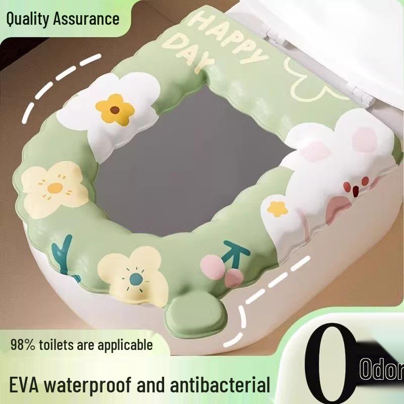 All-Season Waterproof Wash-Free Toilet Seat Cushion