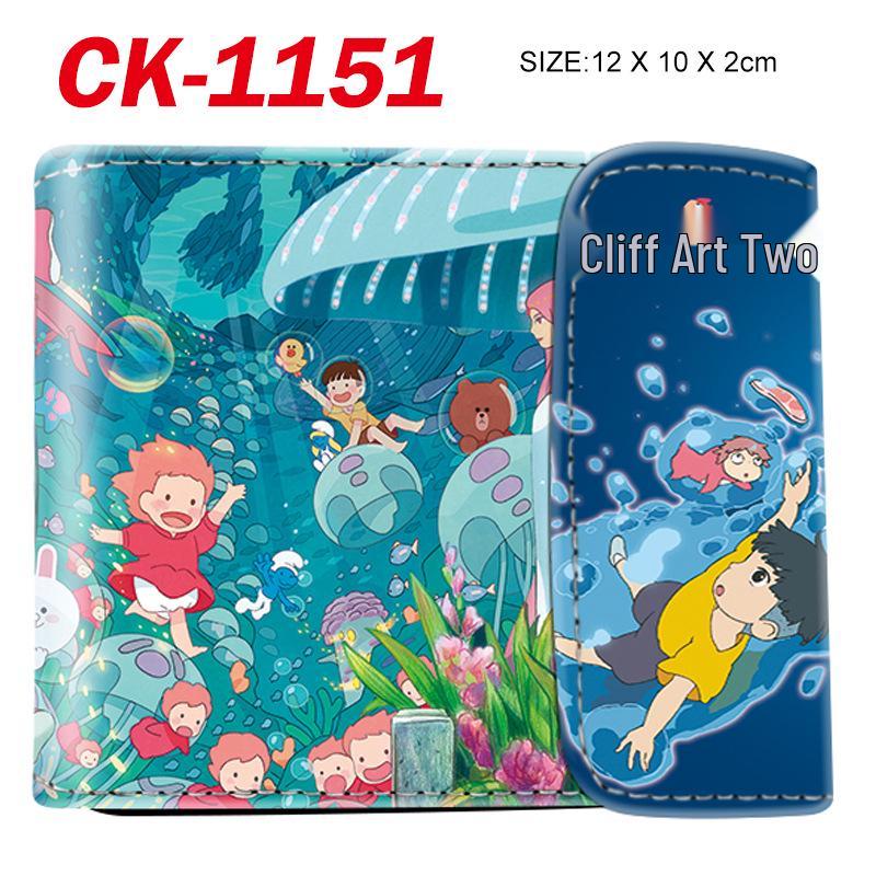 Chihiros Reise ins Zauberland Totoro Prinzessin Mononoke 3D Prägung Cartoon Münzbörse