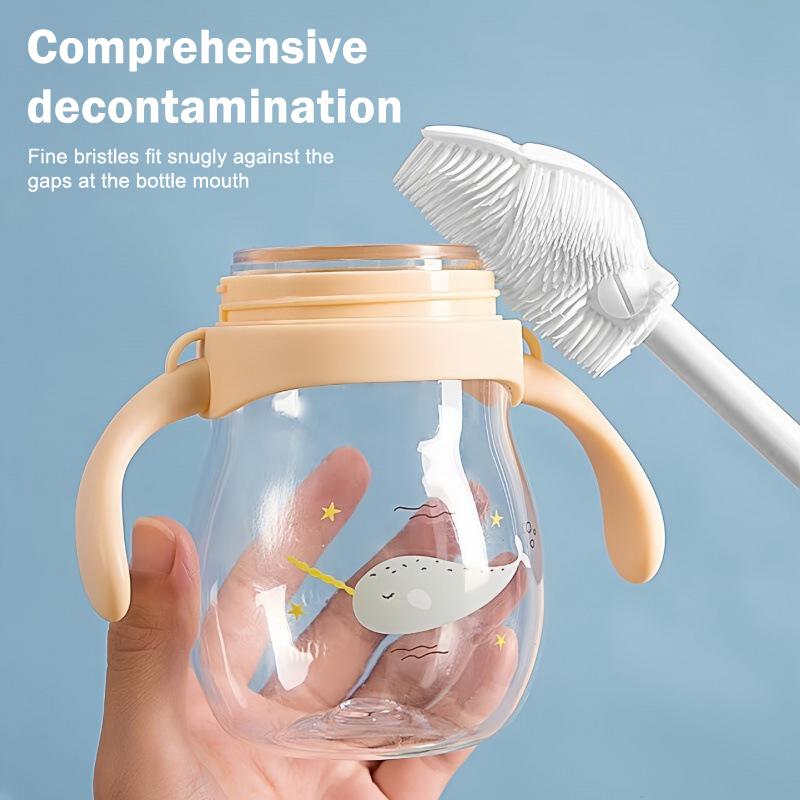 3 Stück Becherbürsten Babyflaschenreiniger Langer Griff Flaschenreinigungsbürste Küchenreinigungswerkzeuge Multifunktionale Tassenbürste
