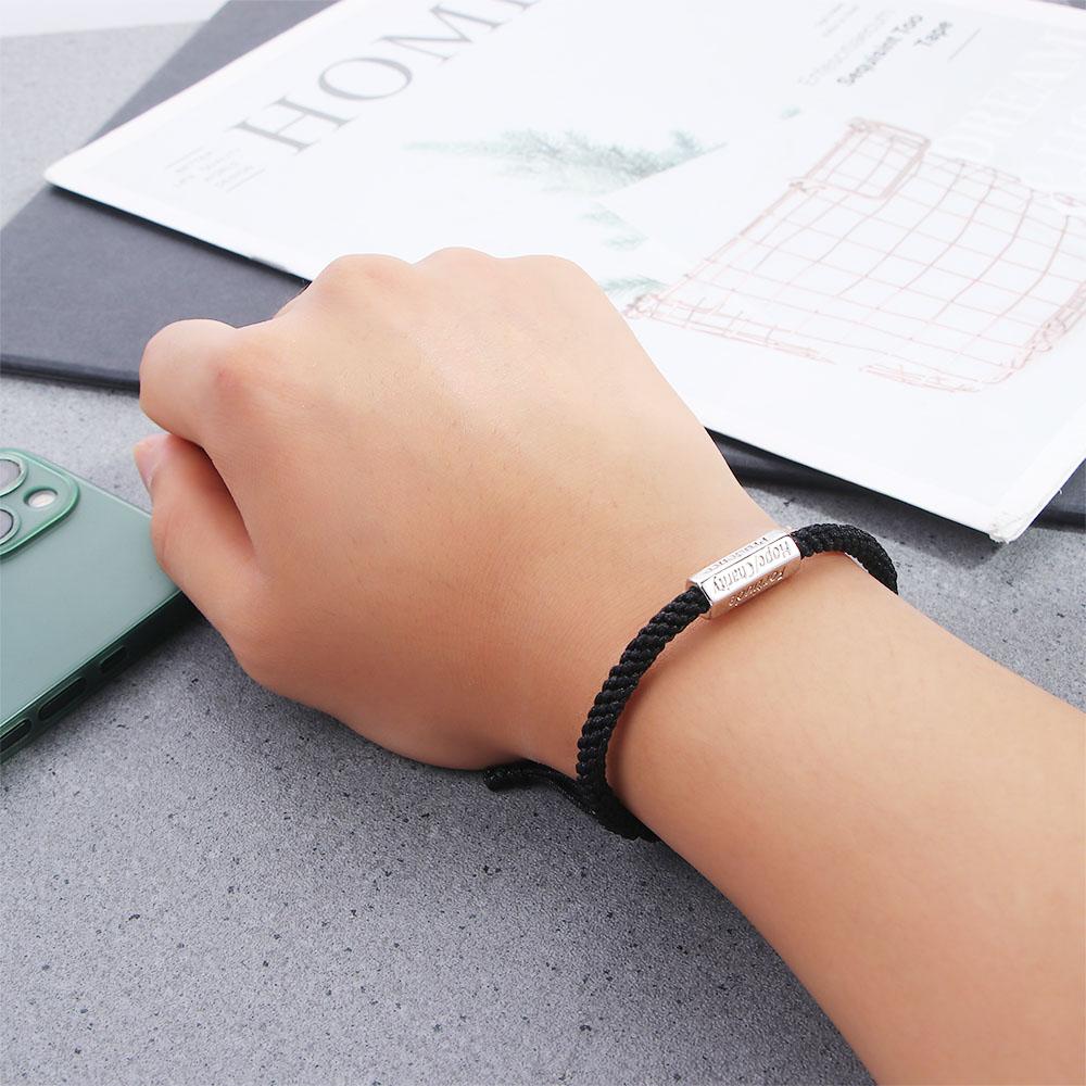 Handring Damen Kupfer Geometrie Geflochtenes Handseil Koreanischer Stil Armband Herren Armbänder Schmuck Geschenk