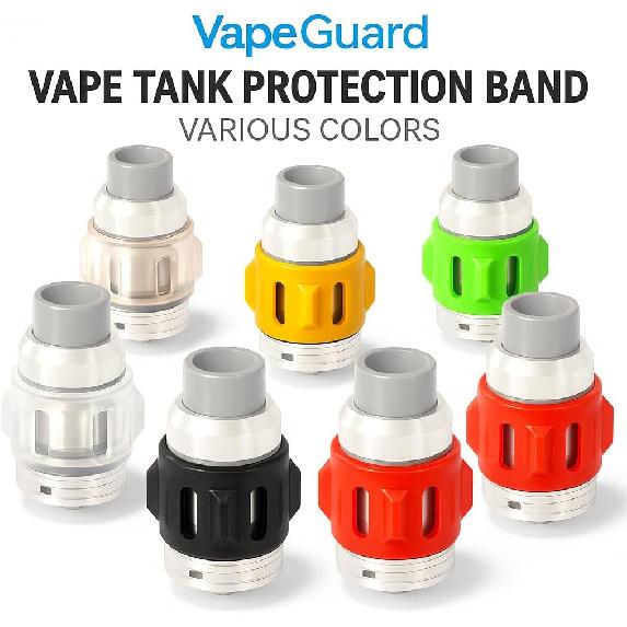 3-in-1 Silicone Shock Absorbing Tank Protector Sleeve | Anti-Break Glass Armor Cover | Durable Bands Will Fit Any Tank (black)