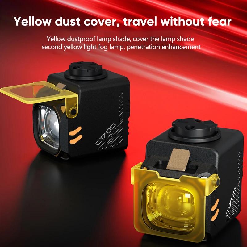 1700 Lumeni ZHIYU Far Bicicletă Lanternă Bicicletă Tip Ghidon Tip-C MTB Drum Iluminare Puternică C1700 Lampă Față Accesorii Bicicletă