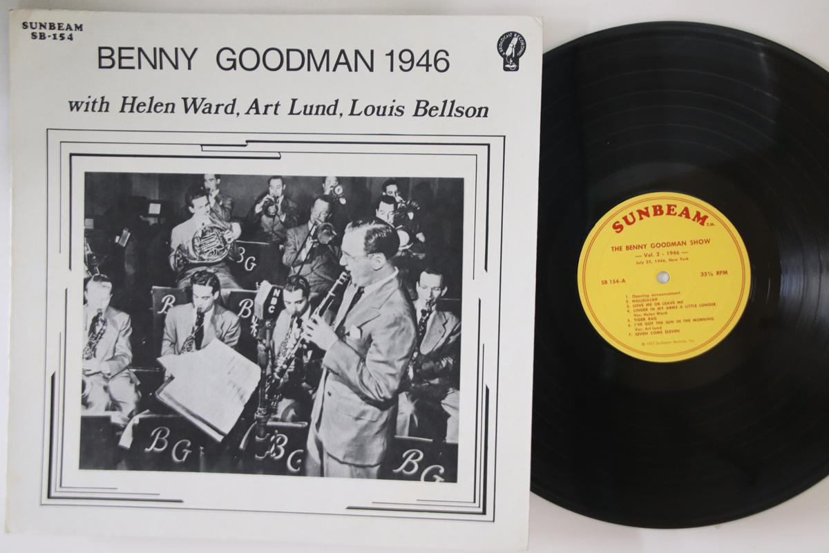 

LP Record BENNY GOODMAN - 1946 SB154 SUNBEAM 1978 US Jazz Used