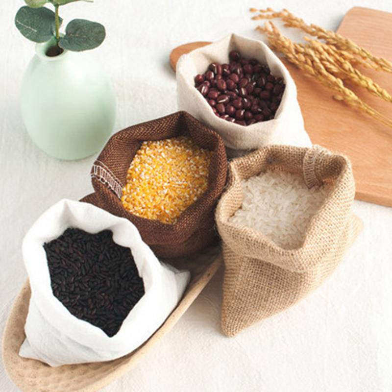 Small Sacks Coarse Grains Bags Photo Props Photography Cloth Bags Props