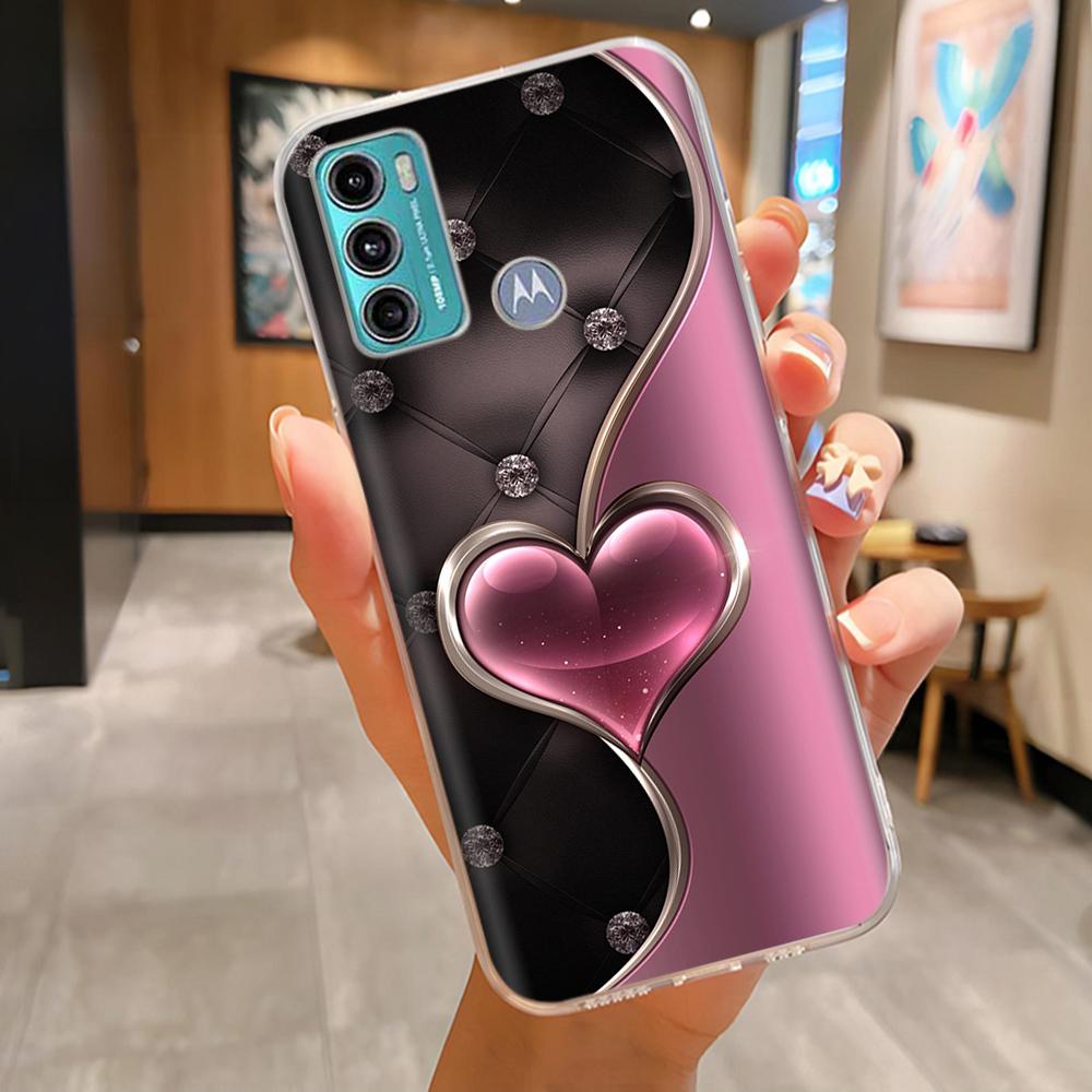 Per Custodia Motorola Moto G60 MotoG60 Carina Trasparente Morbido Silicone TPU Cover Posteriore Per Motorola Moto G60 G60s Custodie Protettive per Telefono