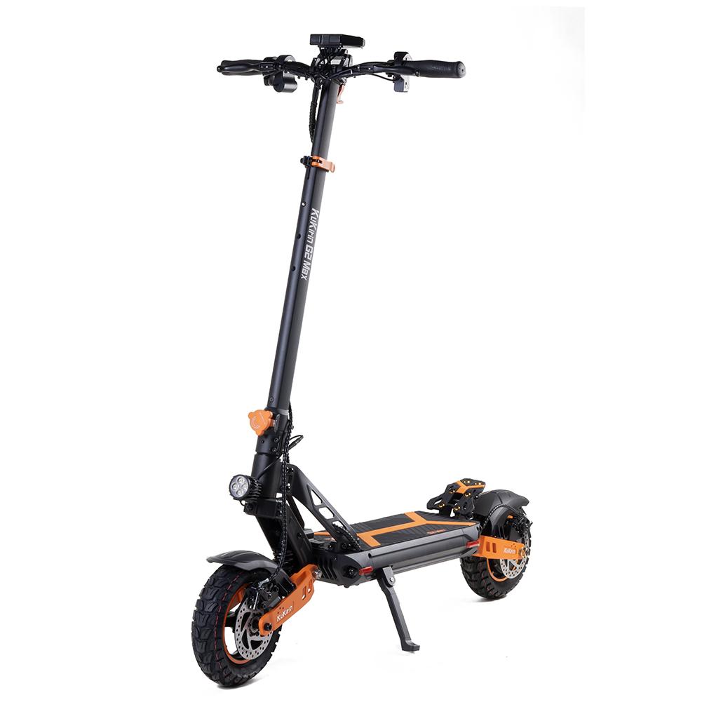 Electric Scooter Kukirin 10" 1000W Motor 48V 20.8AH Max Range 70Km Load 120Kg Black G2 Max