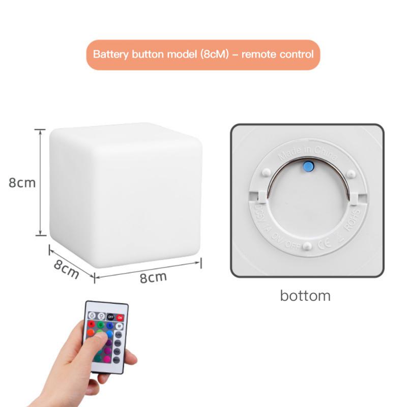 Lamps Cosmic Cube Lights Small Creative Led Night Light Children Kid Bedroom Decoration Birthday Gift Room Decor USB