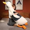 White Sunshine Big Goose Plush Toy Cute Children Holiday Gift Doll Pillow Sleep