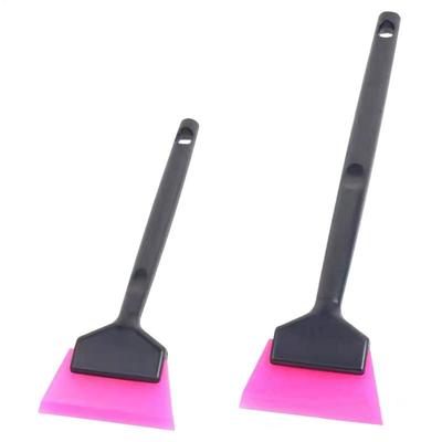 Small Window Tint Mirror Squeegee Different Softness Rubber Blade Scraper Car Corner Windshield Handheld Cleaning Tool