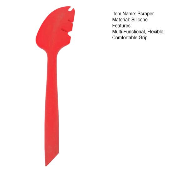 Silicone Spatula for Mixer Beater Scraper Heat Resistant Dough Stirring Spatula Multi-Functional Kitchen Tool for Baking Cooking Mixing