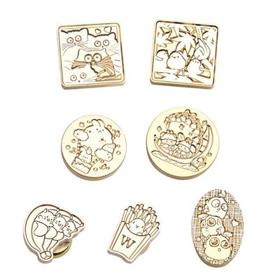 Scrapbooking Stamp Head, Floral Wax Seal Stamp Head Animal Wax Seal Stamp Head for Wedding Invitation Gift Decor