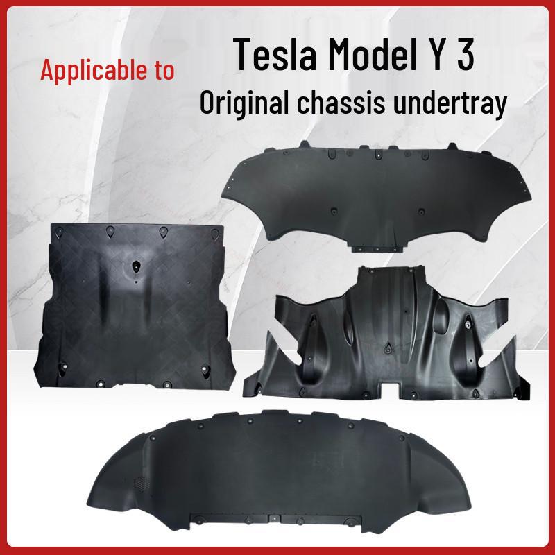 Tesla Model 3/Y Refurbished Front & Rear Bumper Lower Guard & Rear Axle Splash Guard