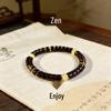 Unisex Sandelholz Tabletten Wolken Armband: Ethnischer Stil mit geradlinigem literarischem Design