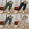 Cotton Casual Pants For Women With Pockets And Elastic Waist For Spring 2023