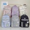Schoolbag High-value Cute Girl Backpack Japanese Junior and High School Students Large-capacity Schoolbag Pain Bag Going Out Versatile Backpack