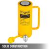 Hydraulic Cylinder Jack, 20 Ton Solid Ram Hydraulic Cylinder, 6 Inch Stroke Single Acting Hydraulic Cylinder, with Quick Connector Portable Hydraulic