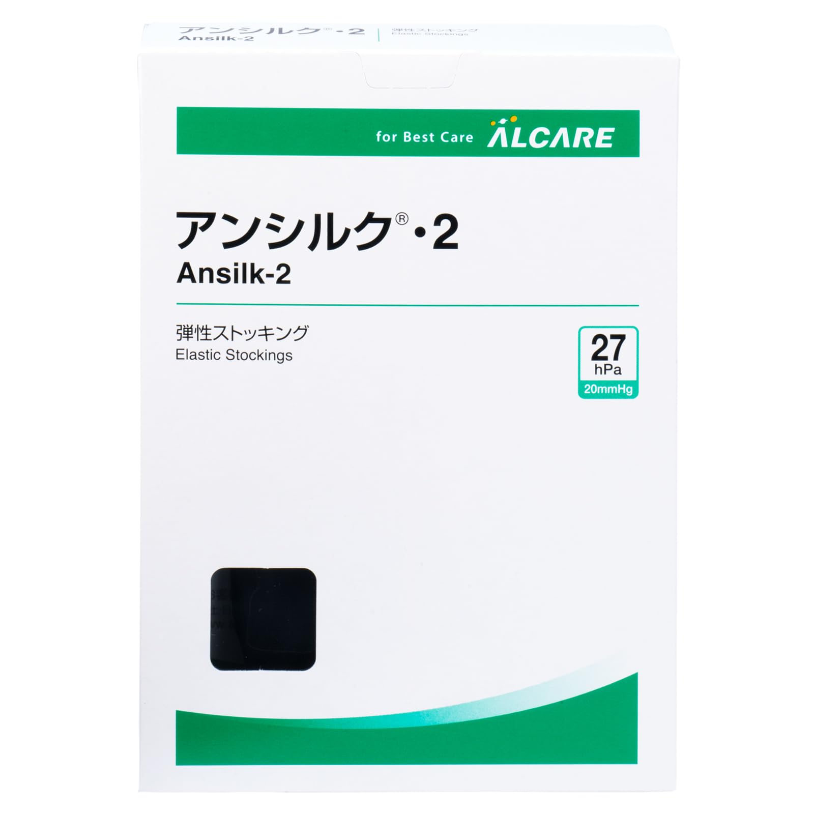 

Alcare Unsilk 2 High Socks Compression 1 Box (with Toes), Black, Medium, 18473, Stockings, (1 Pair) чёрный