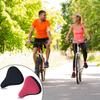 3D Soft Bike Seat Cover Bicycle Saddle Cover Cycling Silicone Seat Cushion Cycling Breathable Saddle Comfortable Bicycle Parts