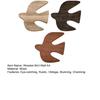 3 Pcs Wood Birds Beach Wall Decor Rustic Vintage Wooden Wall Art Flying Birds Wall Sculpture for Home Bathroom Bedroom Decor