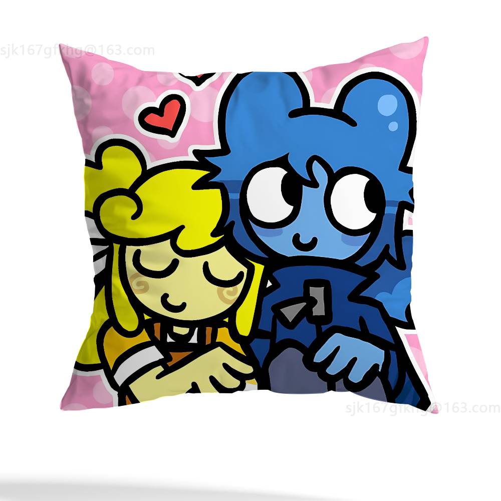 Funny Bfb X and Four pillowcase casual style decoration, suitable for home decoration (excluding pillow core)