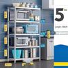Carbon Steel 4-Layer Kitchen Storage Rack