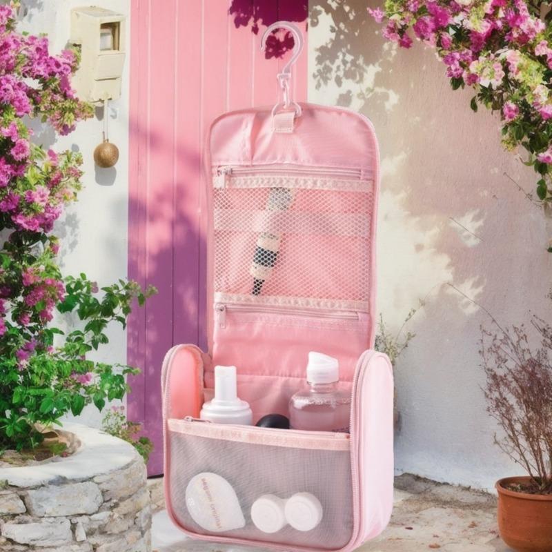 Carabiner Folding Wash Bag Hook Business Travel Toiletries Storage Bag Cosmetic Bag