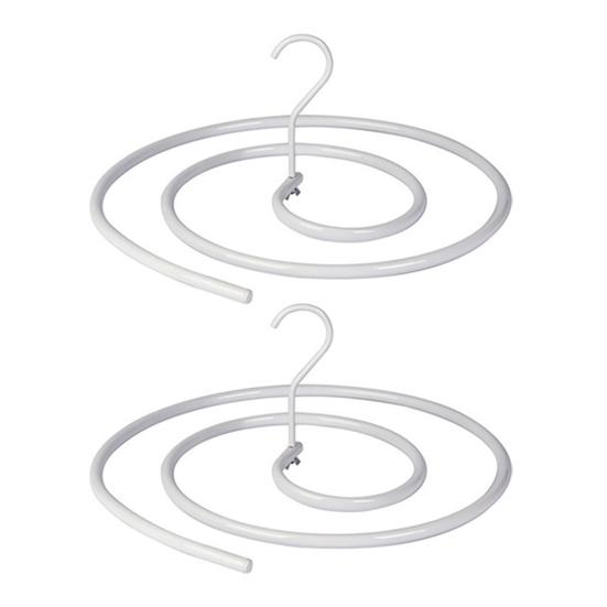 1/2/3Pcs Stainless Steel Spiral Drying Rack Laundry Quilts Blankets Space-Saving Metal Hanger Indoor Outdoor Clothes Stand