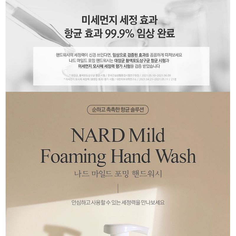 Nard Mild Foaming Hand Wash Set
