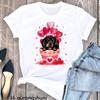 Kawaii Chihuahua/Dachshund/Corgi Animal Print Tshirt Women Clothes 2025 Funny White T Shirt Femme Valentines Day T-Shirt Female