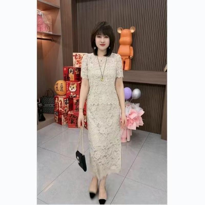 Skinny Exquisite Small Fragrant Temperament Lace Skirt Suit Women's Summer New Hong Kong Style Two-piece Skirt