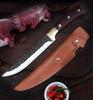 3pcs Forged Sharp Butcher Knife Boning Knife Slicing Knife with Knife Cover Multifunctional Kitchen Knife Set