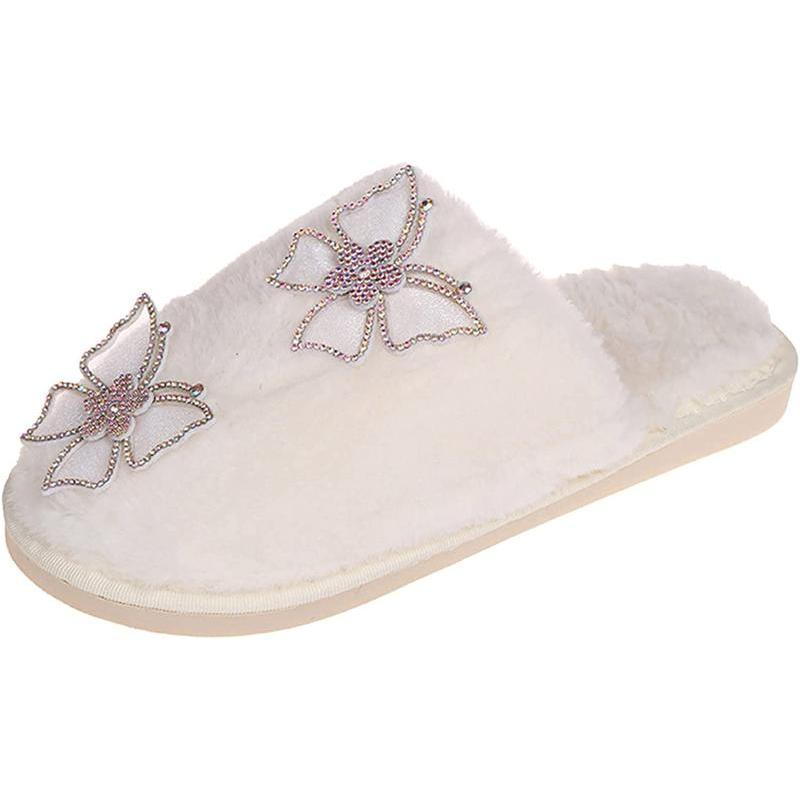 Warm Fluffy Slippers, Unisex, Room Shoes, Non-slip, Boa, Women s, Warm, Indoor Shoes, Winter Slippers, Indoor Shoes, Warm