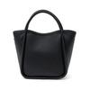 Vita Felice Piping 2way Mini Tote Bag for Women Inb-10044p (Black)