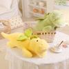 Cartoon Lying Dinosaur Triceratops Plush Toy With Wings White Dragon Stuffedsoft Baby Hug Pillow Kids Boy Gift