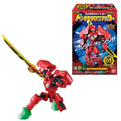 Minipla Bustaro Sentai Series 01 Donmomotaro Alter Candy Sweets 1 Piece Sentai Don (12 Pieces) toy/Ramune (Buutaro Brothers)