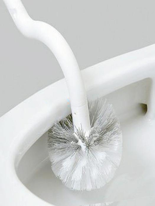 LEC LEC R-type toilet brush B00533 white