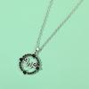 Wednesday Necklace for Men Women Fashion Hollow Letter W Pendant Charm, Minimalist Versatile Gift