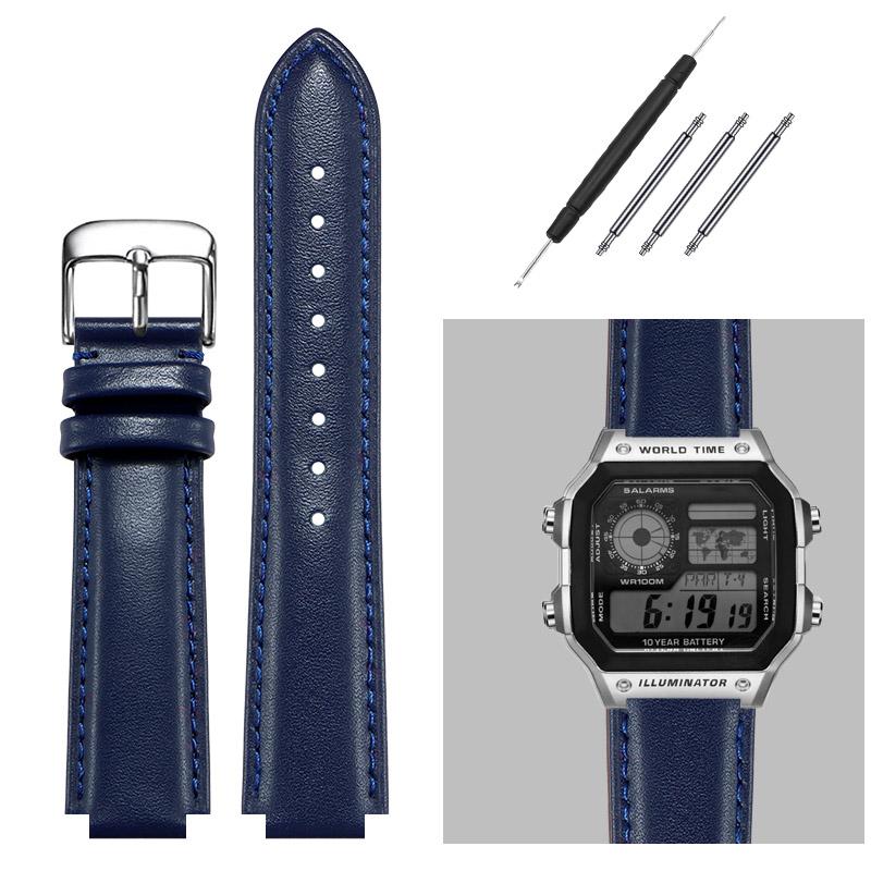 16MM genuine leather watchband for G-Shock Casio DW5600/GW-B5600/G-5600/GW-M5610 Replace wristbands Convex watch strap