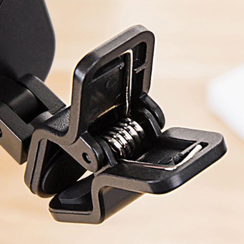 LCD Display Guitar Tuner 3V Button Battery Clip-On Tuner Chromatic Tuner for Guitar/Bass/Violin/Ukulele Chromatic Tuning Modes