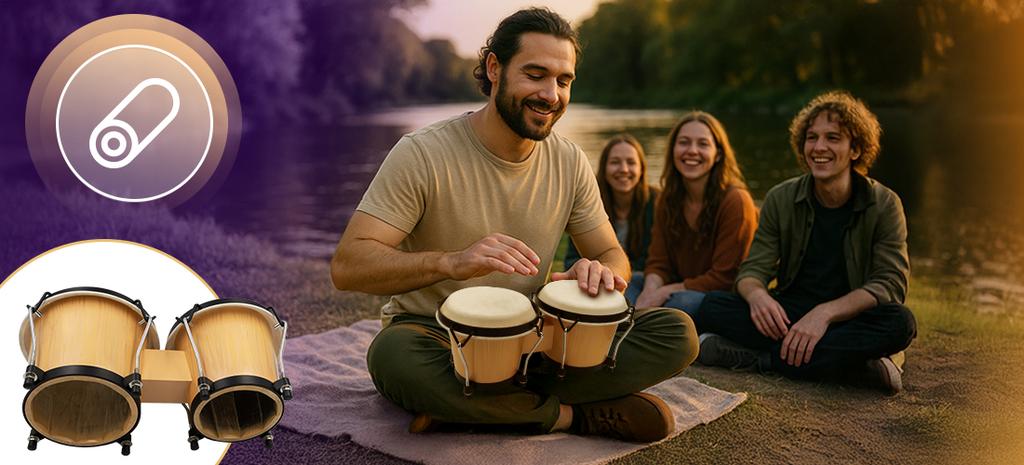 MusicMate MM-DRM30 BongoBeat bongos