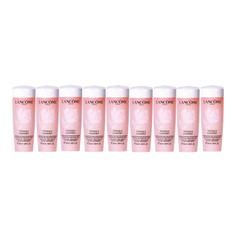 Lancôme Travel size/experience size Qingying soft skin toner sample , deep hydration, moisturizing, soothing, repairing 50ml*9 without gift bag розовый