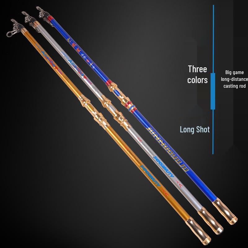 

High Carbon Surf Fishing Rod, 3.6-5.4m, Strong & Durable for Spinning and Casting, Long Section Design 3.6 meters