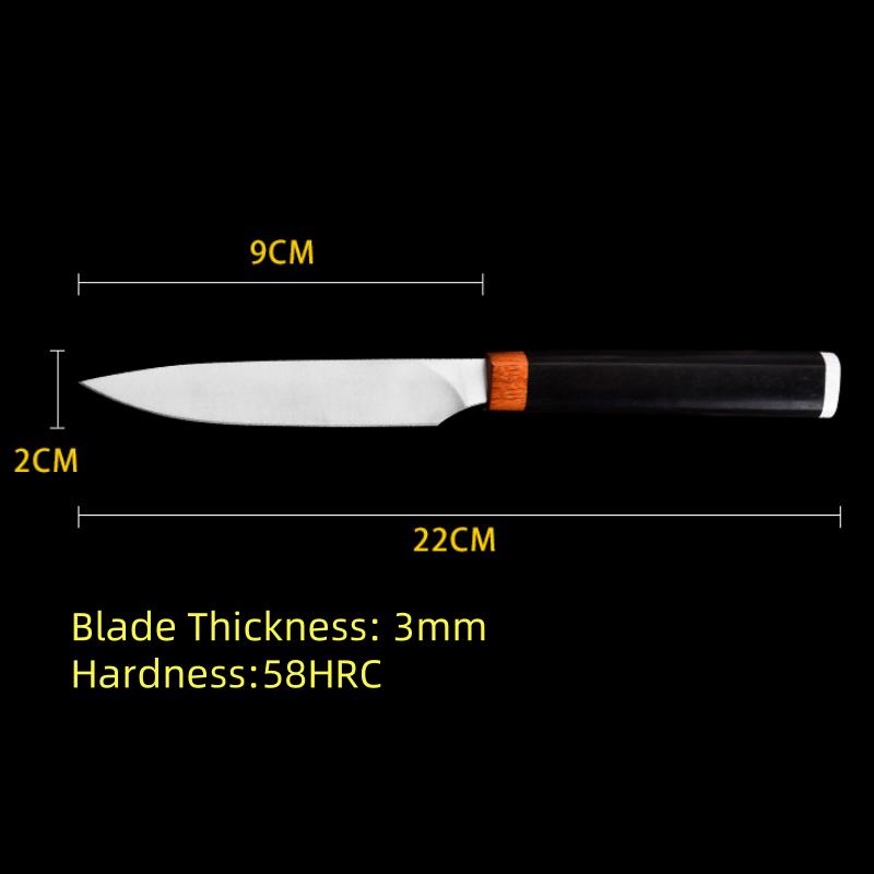 9CR14MOV Stainless Steel Kitchen Fishing Knife Boning Knives Meat Cleaver Fruit Vegetable Cutter