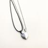 Korean Fashion Magnetic Couple Necklace For Lovers Gothic Punk Heart Pendant Necklace For Men Women Necklaces Party Gift Jewelry