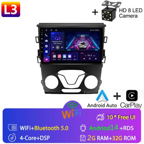 Android 13 Carplay Auto 4G WIFI GPS For Ford Mondeo 5 Fusion 2012-2019 Car Radio Multimedia Player Video Stereo Head Unit 2din